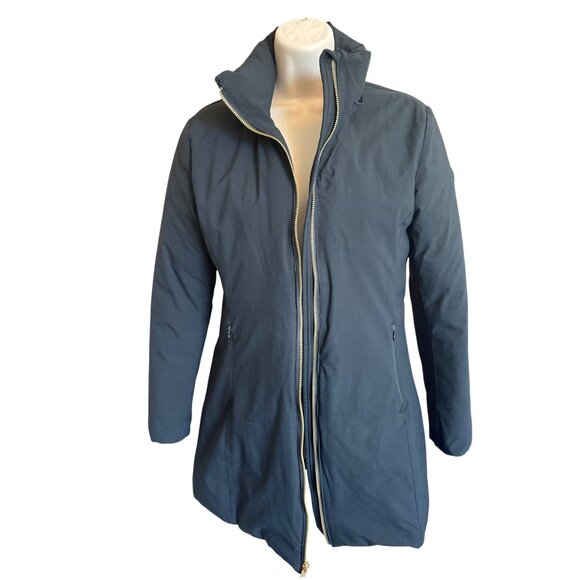 SAVE THE DUCK Jackets & Blazers - Save The Duck Rain Coat Jacket Womens XS Waterproof Insulated Black Minimalist